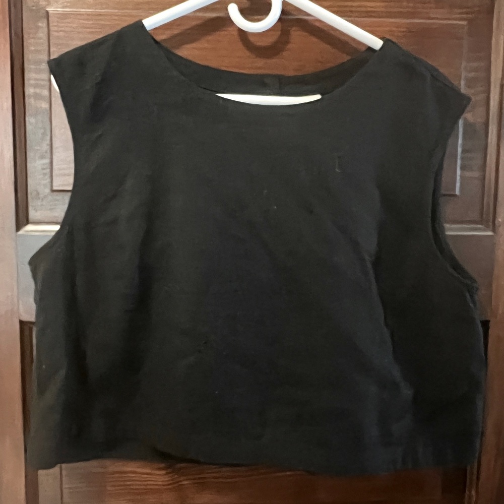 A New Day Black Sleeveless Top